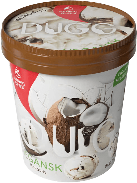 DUGG Vegansk Kokos-is