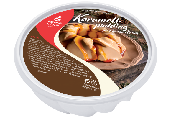Karamellpudding fra Hennig-Olsen Is