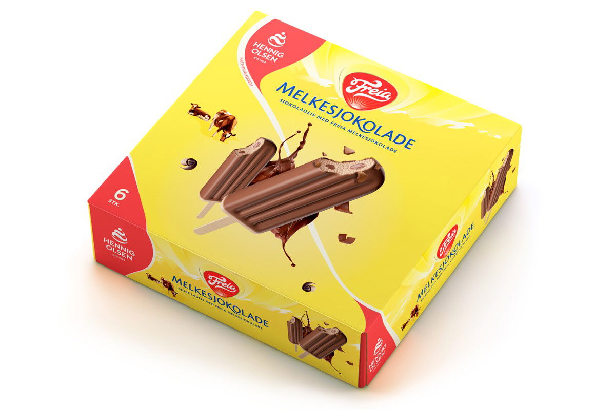 Freia Melkesjokolade Is multipack - Hennig-Olsen Is