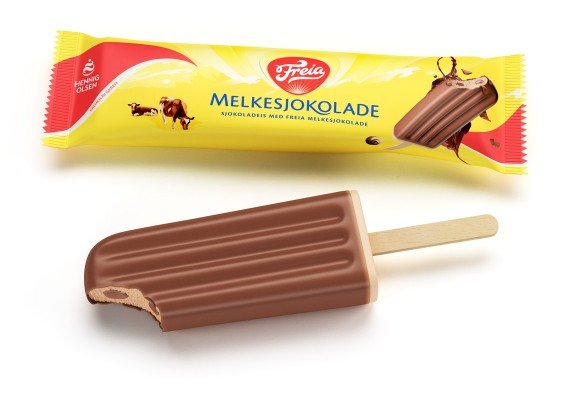 Freia Melkesjokolade iskrem