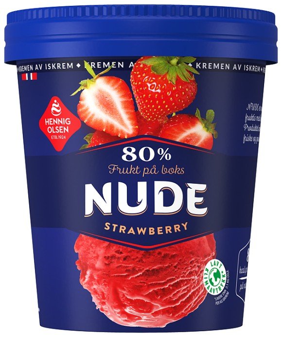 NUDE Strawberry 80% frukt