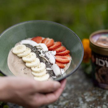 Vegansk bowl med Idyll fra Hennig-Olsen Is