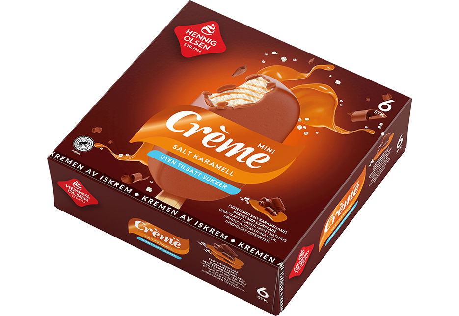 Creme mini uten tilsatt sukker multipack