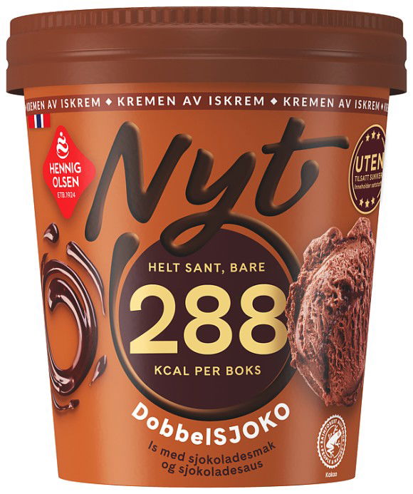Nyt Dobbelsjoko 500ml uten Tilsatt Sukker