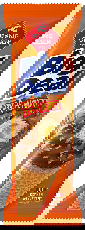 Big Deal Peanøtt Fløteis